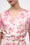 Robe en twill de soie imprimé toile de Jouy