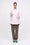 Chemise en popeline de coton avec broderie 3D placée faite main
