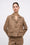 Veste courte en tweed de laine à carreaux