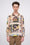 Chemise en satin de soie imprimé cartes de Tarot
