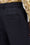 Pantalon droit en laine teint en fil