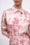 Toile de Jouy printed silk twill shirt