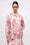 Chemise en twill de soie imprimée toile de Jouy