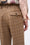 Checked wool tweed trousers