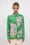 Chemise en gazar de soie imprimée