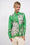Printed silk gazar shirt