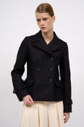 Veste en laine feutrée réalisée en collaboration avec Tilda Jonathan