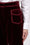 Velvet trousers made in collaboration with Tilda Jonathan