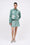 Embroidered short wool jacket