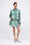 Short skirt entirely hand-embroidered