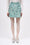 Short skirt entirely hand-embroidered