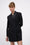 Robe-veste cintrée à double croisure en twill de laine