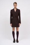 Veste-Robe en laine réalisée en collaboration avec Tilda Jonathan