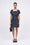 Robe courte entièrement brodée à la main