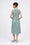 Fully hand-embroidered fitted dress