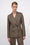 Veste en laine pied de poule réalisée en collaboration avec Tilda Jonathan