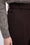 Pantalon droit en laine cady