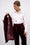 Velvet jacket made in collaboration with Tilda Jonathan