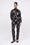 Printed jacquard silk organza sheer shirt