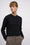 Cashmere pointelle knit sweater