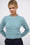 Cashmere pointelle knit sweater