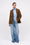 Jeans unisex en denim délavé
