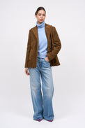 Unisex washed denim jeans
