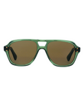 Lunettes de soleil pilote vert transparent – Édition Limitée Anniversaire 30 ans