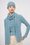 Cashmere scarf, pointelle knit