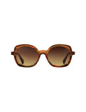 Oval Butterfly Acetate Sunglasses - Striped Tortoiseshell