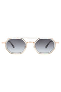 Sunglasses with double rose gold bar