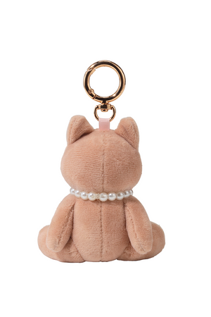 Brown cat keychain