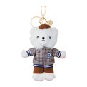 Porte-clés ours polaire en peluche Paul & Joe