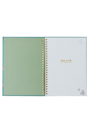 A5 spiral notebook with teddy bear pattern