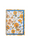 A5 notebook with yellow flower pattern 