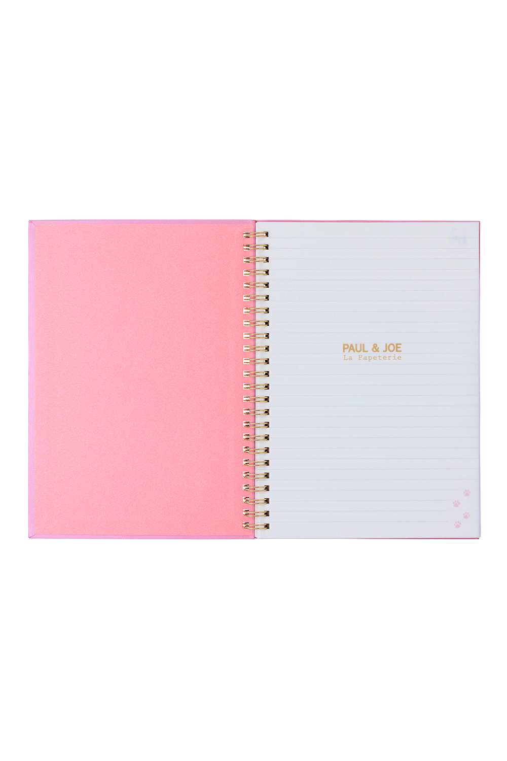 A5 pink spiral notebook with Gipsy pattern