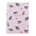 Carnet A5 motif chats et pelotes