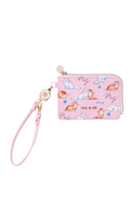 Porte-cartes rose motif Gipsy et Nounette