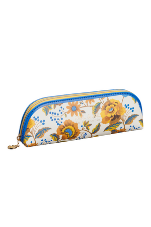 Small yellow flower pattern pencil case 