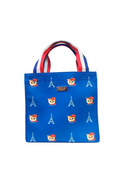 Tote bag bleu Nounette in Paris