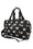 Large black travel bag with Nounette patterns