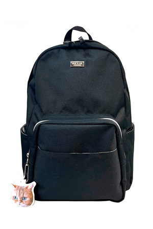 Nounette black keychain backpack