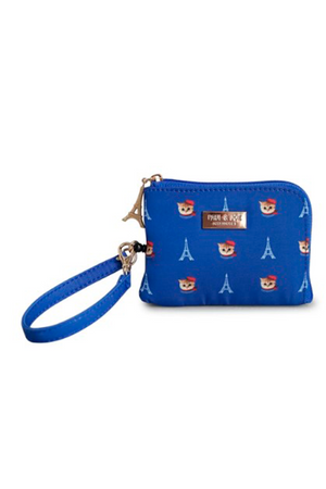 Nounette in Paris blue purse
