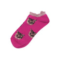 Chaussettes basses rose motif tête Nounette