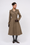 Virgin wool fitted coat