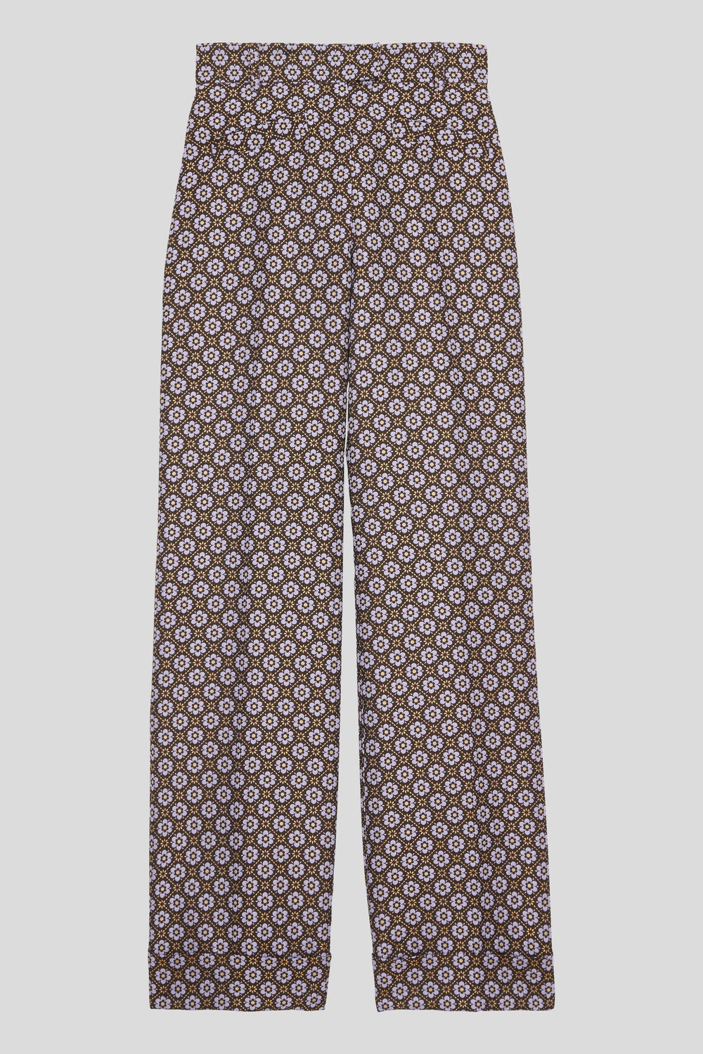 Tailored floral jacquard trousers  Women  ETRO