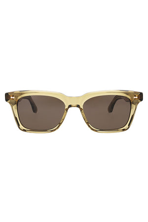 Brown/Yellow Crystal Sunglasses
