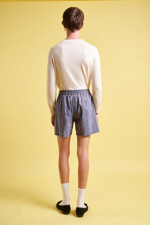 Shorts with lace bands