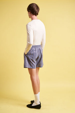 Shorts with lace bands