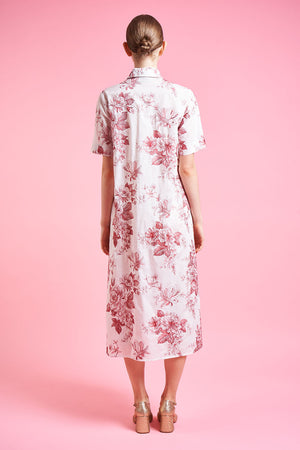 Shirt dress with exclusive embroidery